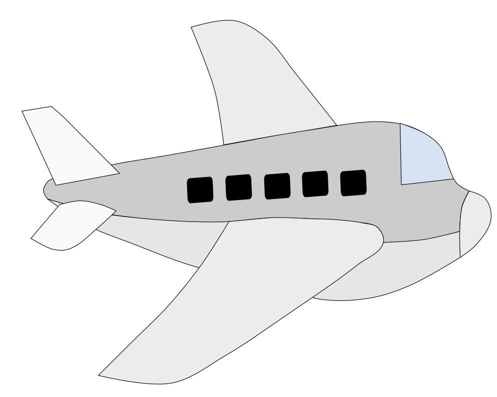 P031 - Plotterdatei Flugzeug